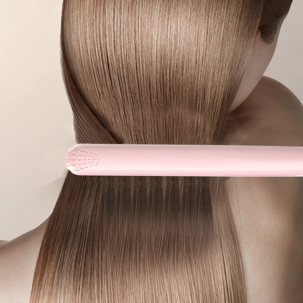 LuxePink - Floating Plate Straightener & Curler 3