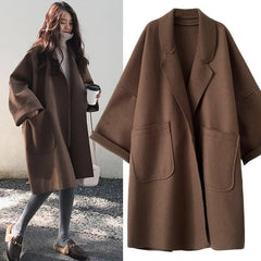 MAURA | Oversizes Woolblend Trenchcoat Jacket 2
