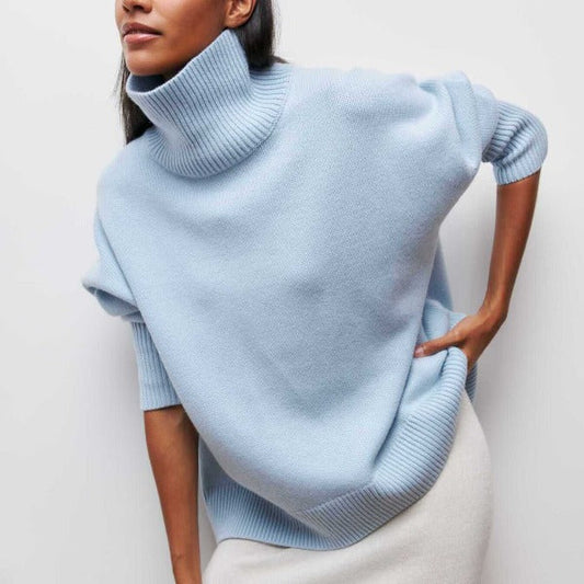 Madilyn | Women's Casual Turtleneck Sweater | Long 0