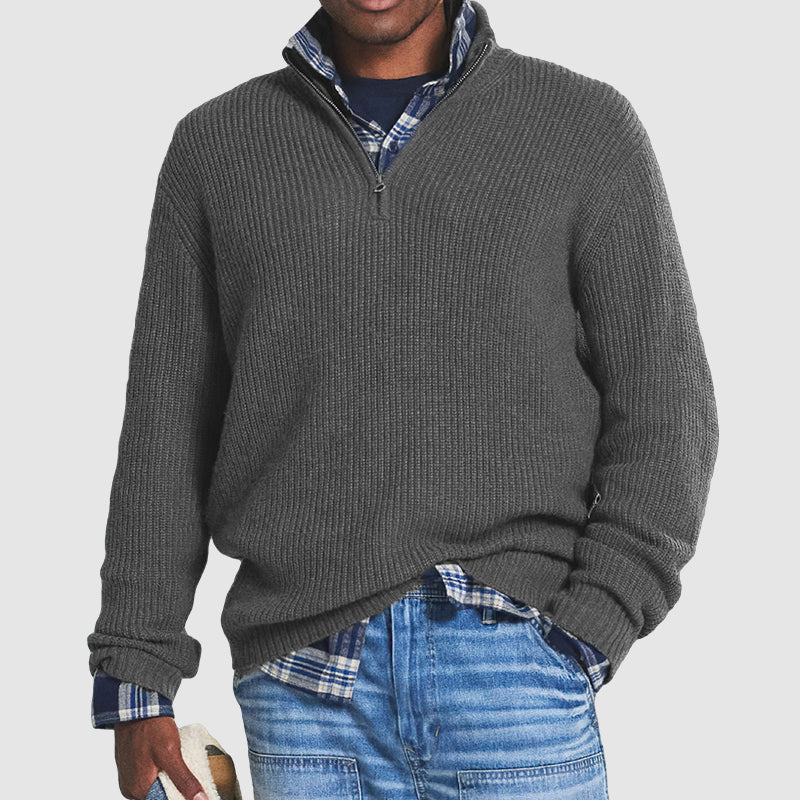 Mark | Heritage Quarter-Zip Knit Pullover 0