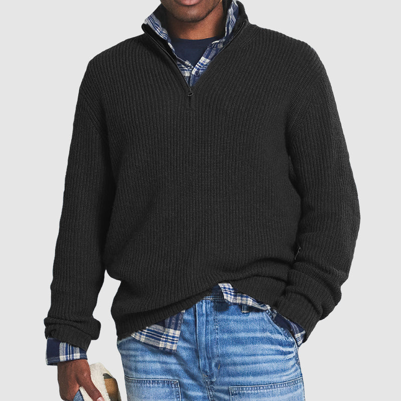 Mark | Heritage Quarter-Zip Knit Pullover 1
