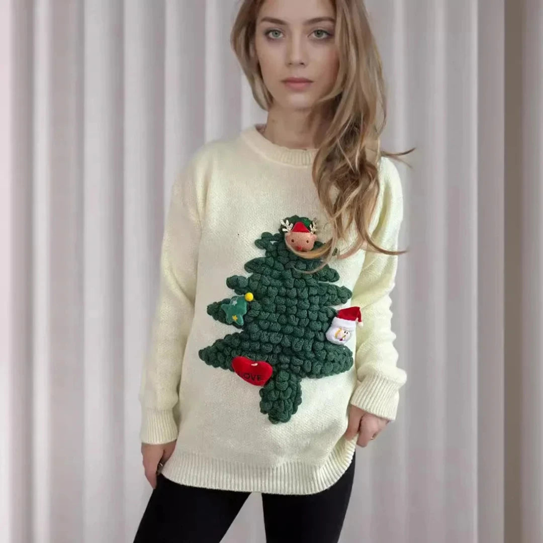 Marveena | Warm Christmas Sweaters for Women | Christmas Tree 2