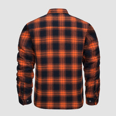IAN | Thick Checkered Flannel Polo Shirt-4