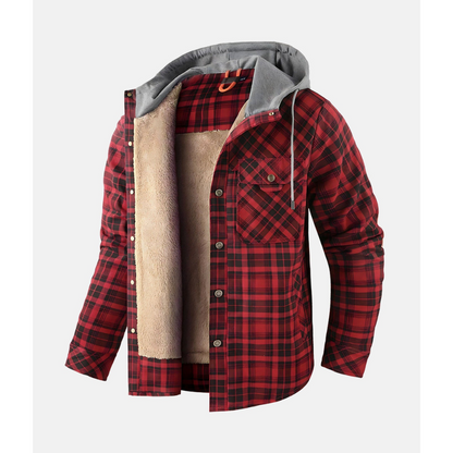 Men's Checked Button-Front Jacket | Winter 2