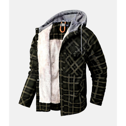 Men's Checked Button-Front Jacket | Winter 4