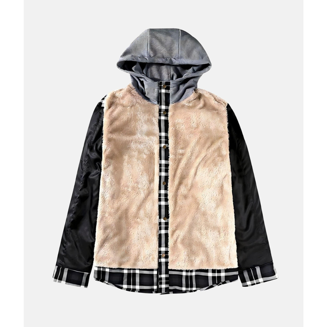 Men's Checked Button-Front Jacket | Winter 7