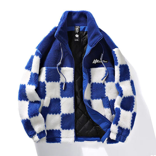 Men's Checkerboard Fleece Jacket | Winter 0