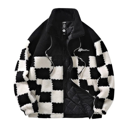 Men's Checkerboard Fleece Jacket | Winter 1