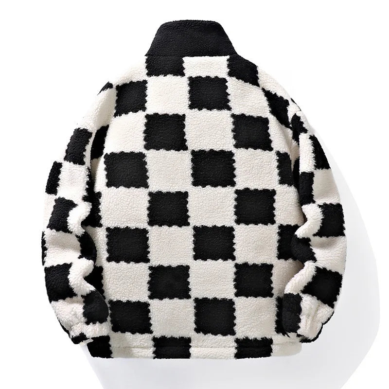 Men's Checkerboard Fleece Jacket | Winter 2