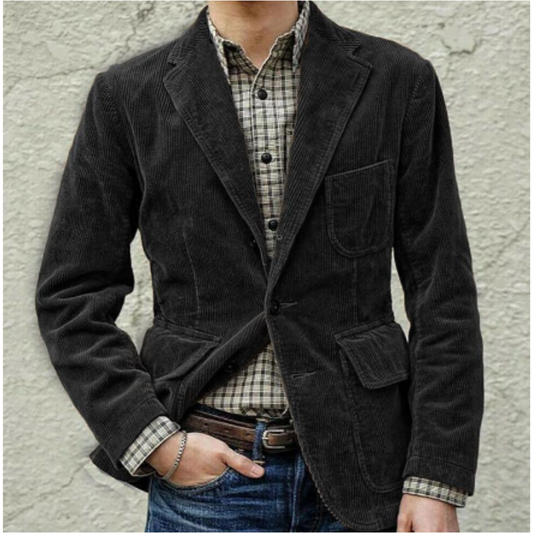 Men's Corduroy Jacket with Front Pockets | Winter 0