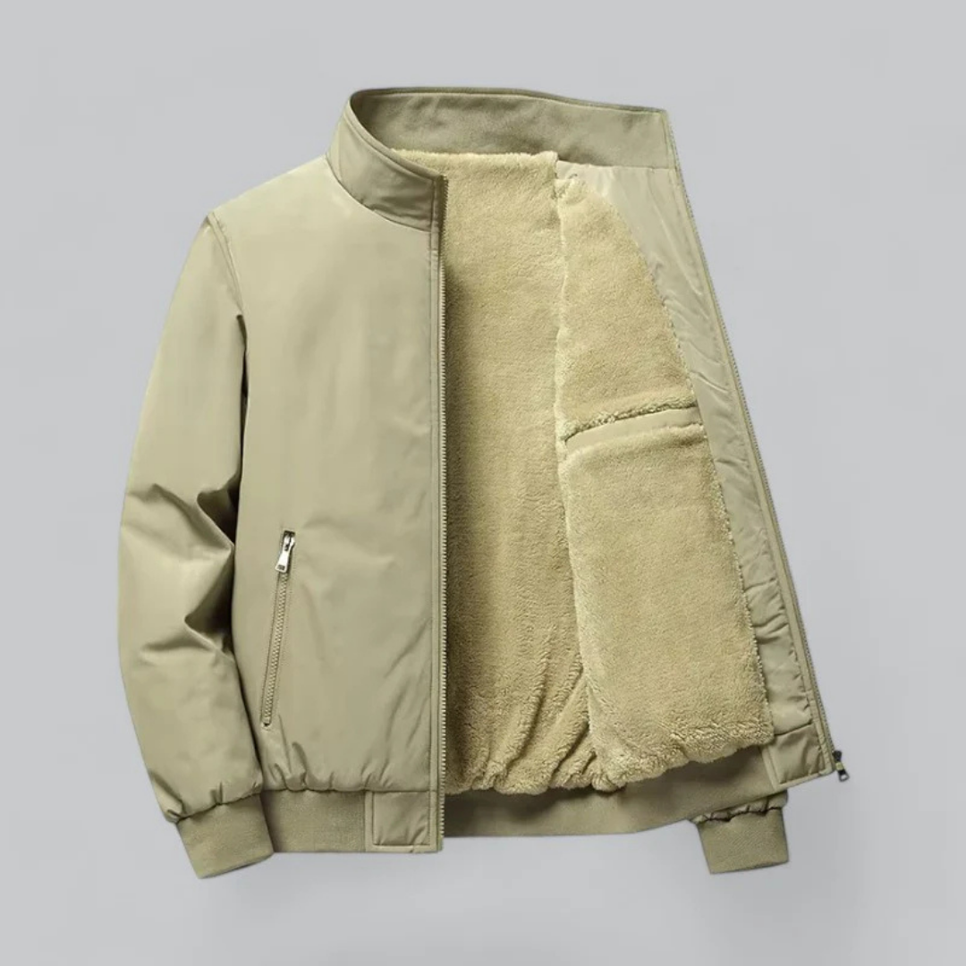 Men's Cozy Stylish Bomber Warm Jacket | Hidden Pocket 2
