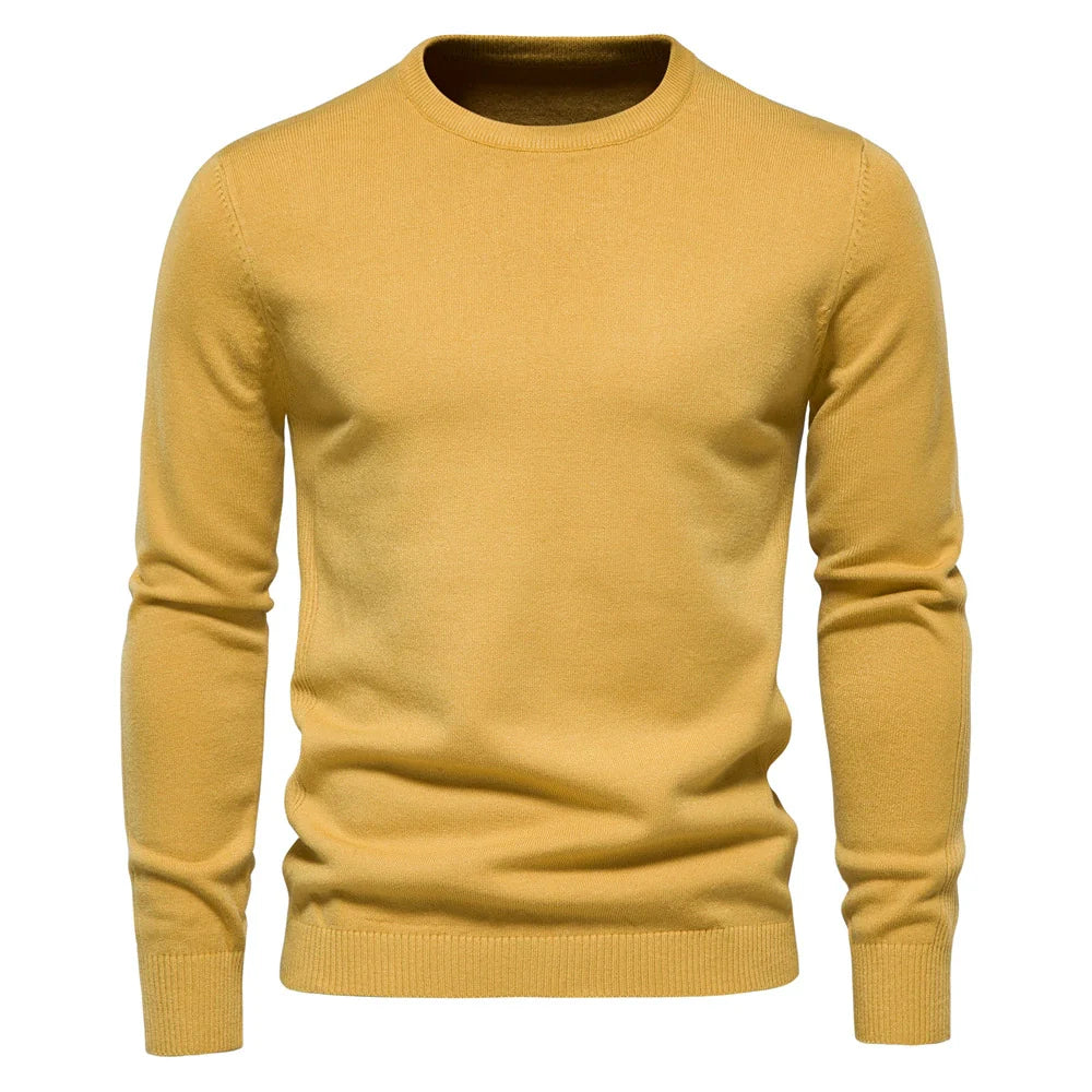 Men’s Crew Neck Sweater – Regular Fit – Long Sleeve – Soft & Warm Knit Jumper 3