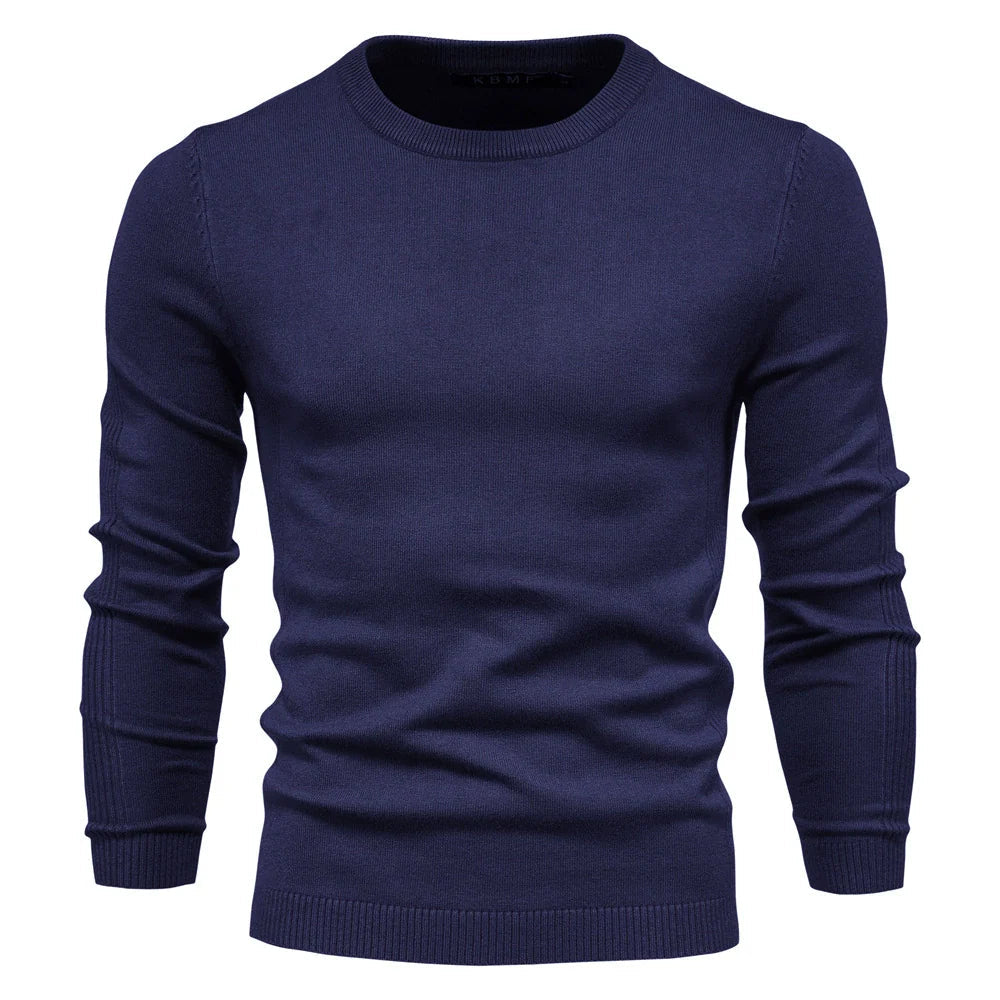 Men’s Crew Neck Sweater – Regular Fit – Long Sleeve – Soft & Warm Knit Jumper 4
