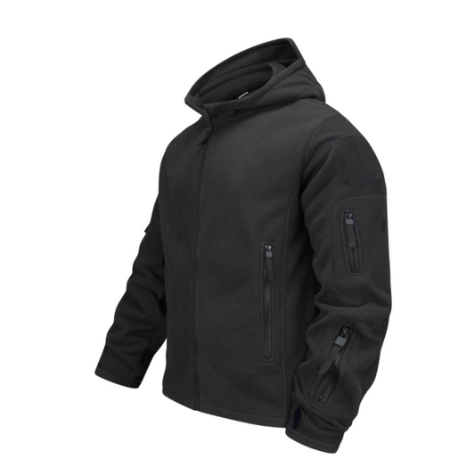 Men's Hooded Windproof Zipper Jacket | Multi Pockets 0