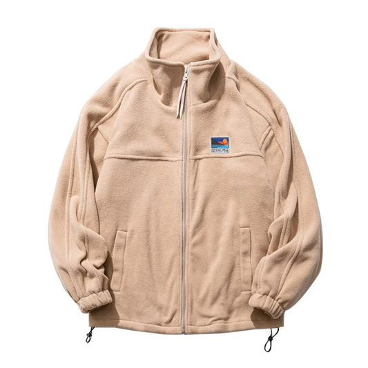 Men's Outdoor Zip Down Mock Neck Jacket | Warmth 0