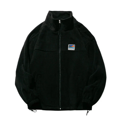 Men's Outdoor Zip Down Mock Neck Jacket | Warmth 2
