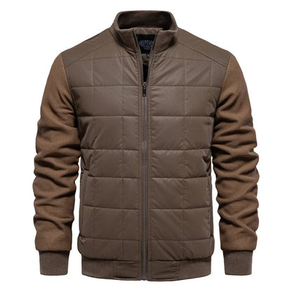 Men's Stylish Winter Quilted Jacket | Long Sleeve 4