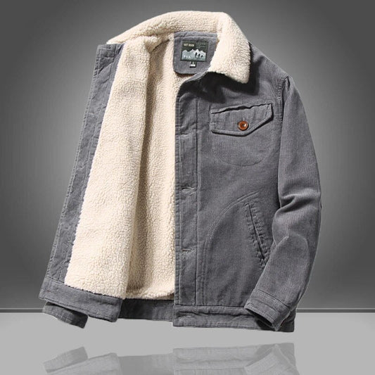 Men's Vintage Button Down Jacket | Warm 0