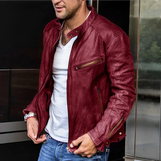 Men's Waterproof Jacket with Zipper | Stylish 0