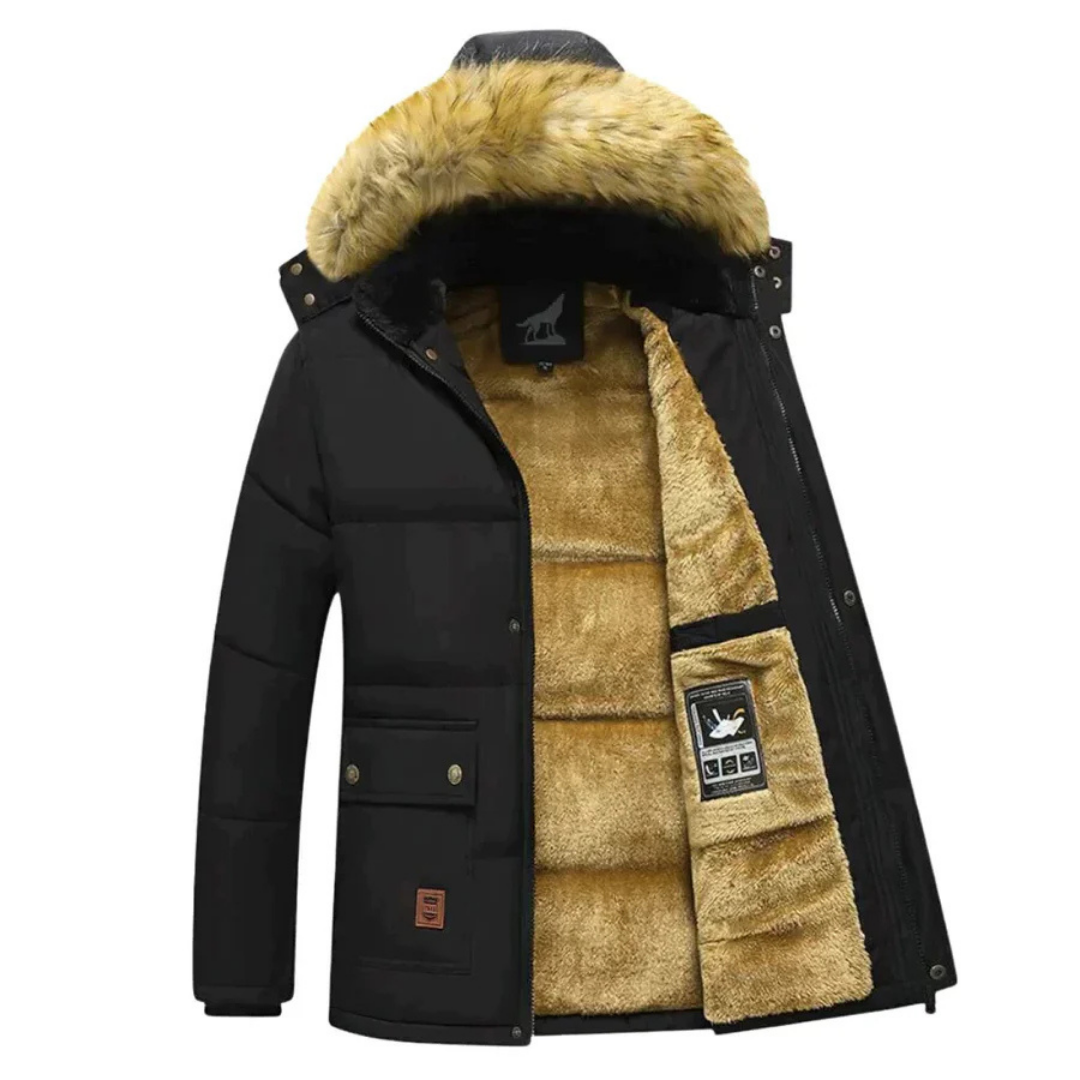 Men's Winter Parka with Zip and Hood | Warm 1