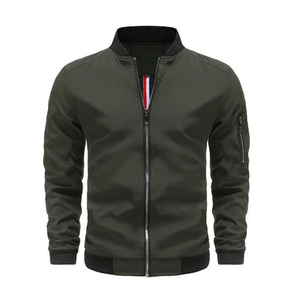Men's Zip-Up Bomber Jacket | Winter 4