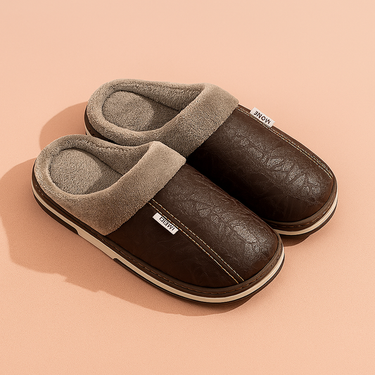 Men's house slippers with warm lining | Comfortable and non-slip 0