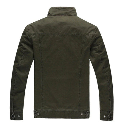 Men's long-sleeved biker jacket | Zipper 2