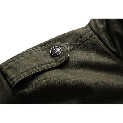 Men's long-sleeved biker jacket | Zipper 8
