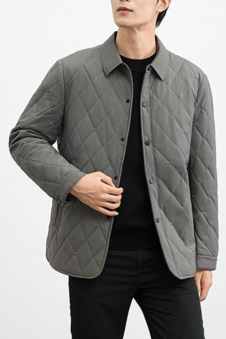 Men's quilted jacket | Casual winter outerwear 0