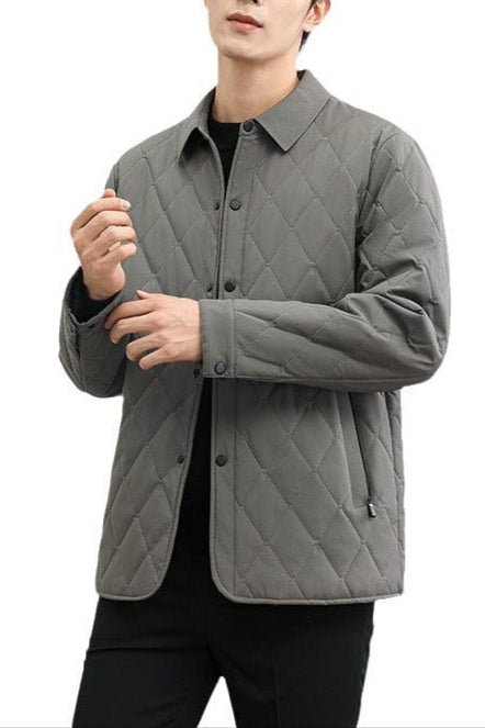 Men's quilted jacket | Casual winter outerwear 4