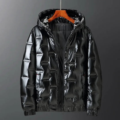 Men's winter down jacket | with hood 2