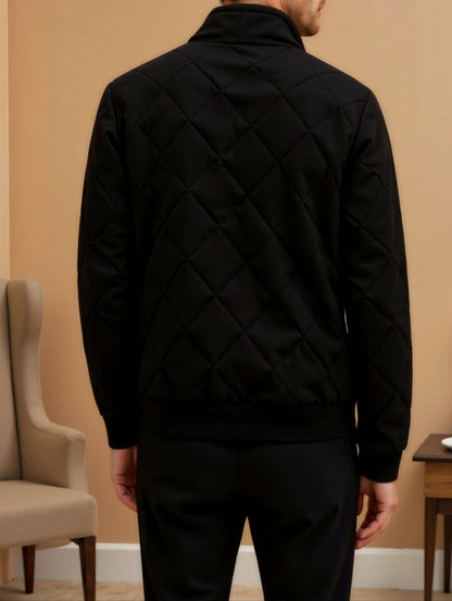 Men's winter quilted jacket | Black 2