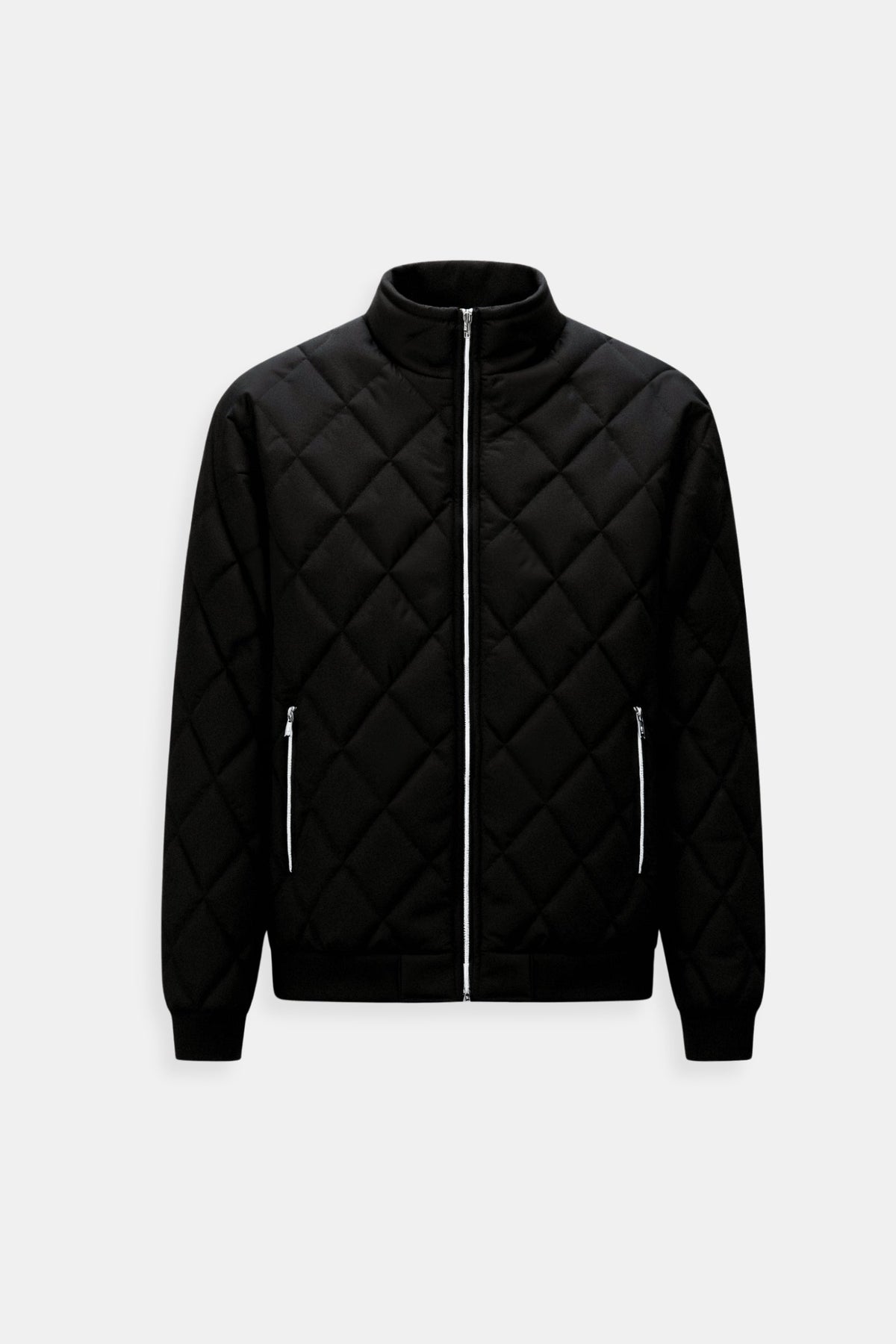 Men's winter quilted jacket | Black 5