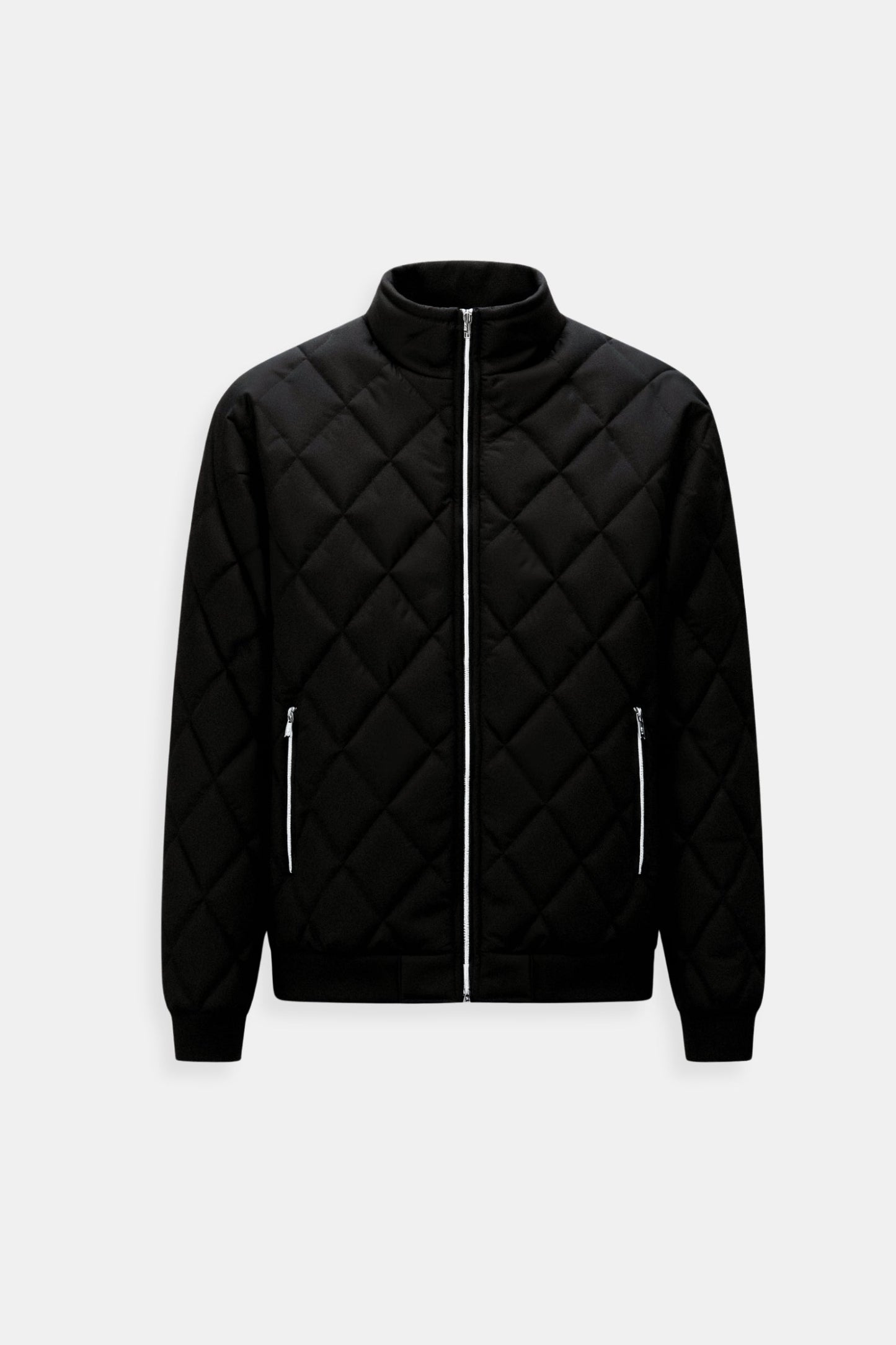 Men's winter quilted jacket | Black 5