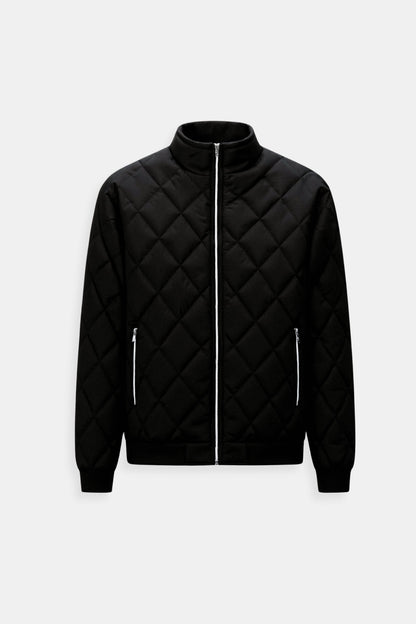 Men's winter quilted jacket | Black 5