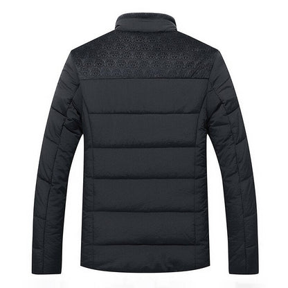 Men's winter quilted jacket | stand-up collar 3