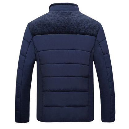 Men's winter quilted jacket | stand-up collar 4