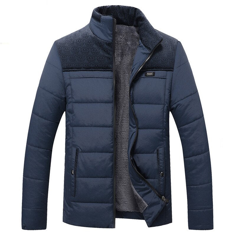 Men's winter quilted jacket | stand-up collar 5