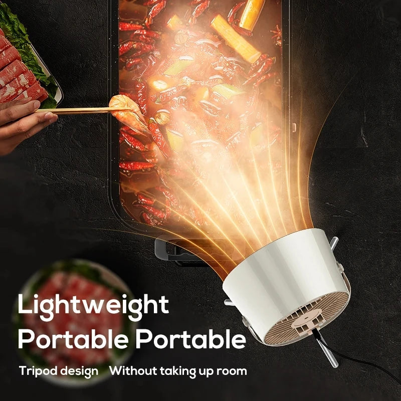 Mini Portable Range Hood for Kitchen 3