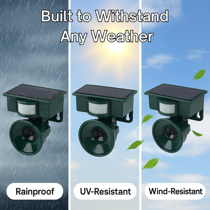 Motion Sensor Bird Deterrent for Crows: Ideal Pigeon Repeller with Sound Scarer 5