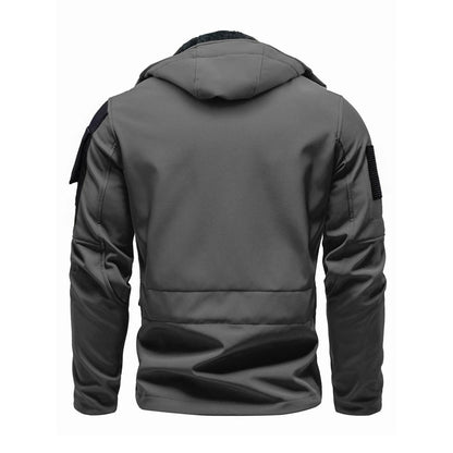 Multi-pocket men's softshell jacket | With hood 3
