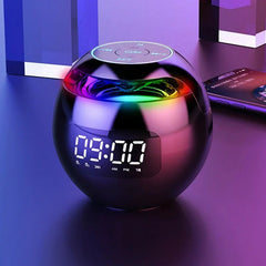 Multifunctional Bluetooth alarm speaker with LED display and colorful night light -2200 mAh battery 1