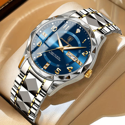 Multifunctional Waterproof Sports Watch for Men - Titanium 0