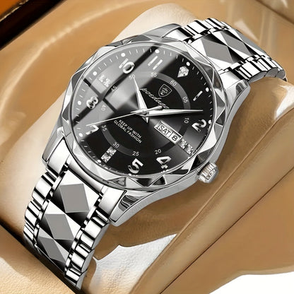 Multifunctional Waterproof Sports Watch for Men - Titanium 10