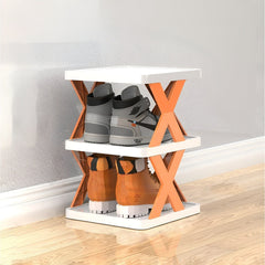 Multifunctional and foldable shoe shelf - spacesaver 0