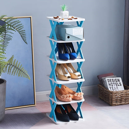 Multifunctional and foldable shoe shelf - spacesaver 10