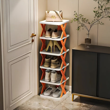 Multifunctional and foldable shoe shelf - spacesaver 11