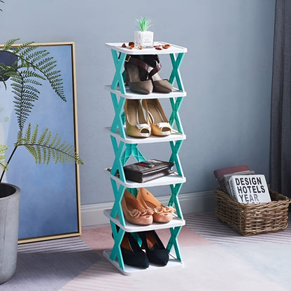 Multifunctional and foldable shoe shelf - spacesaver 14
