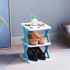 Multifunctional and foldable shoe shelf - spacesaver 2