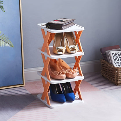 Multifunctional and foldable shoe shelf - spacesaver 5